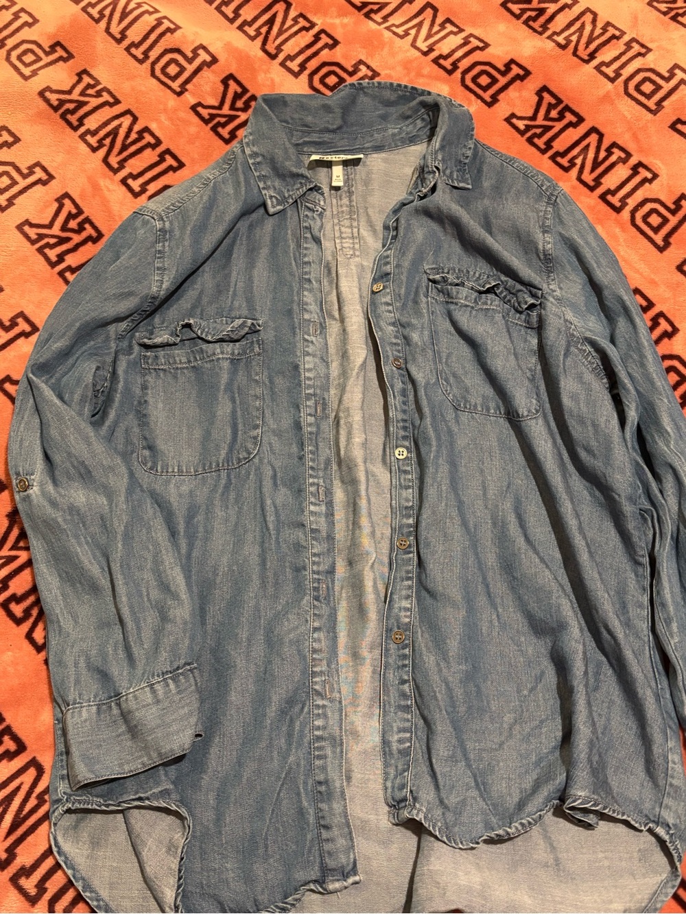 Lightweight Denim Shirt Jacket - Blue